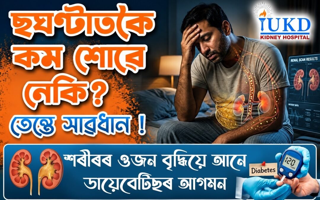 ছঘণ্টাতকৈ কম শোৱে নেকি ? তেন্তে সাৱধান শৰীৰৰ ওজন বৃদ্ধিয়ে আনে ডায়েবেটিছৰ আগমন