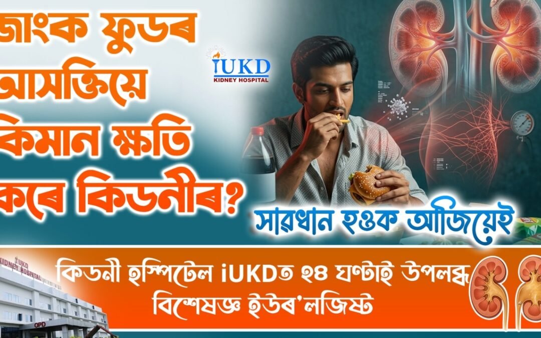 জাংক ফুডৰ আসক্তিয়ে কিমান ক্ষতি কৰে কিডনীৰ ? সাৱধান হওক আজিয়েই
