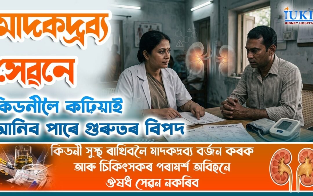 মাদকদ্ৰব্য সেৱনে কিডনীলৈ কঢ়িয়াই আনিব পাৰে গুৰুতৰ বিপদ