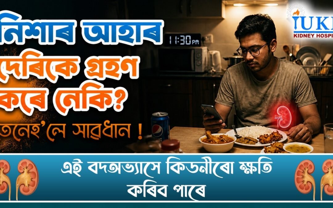 নিশাৰ আহাৰ দেৰিকৈ গ্ৰহণ কৰে নেকি? তেনেহ’লে সাৱধান ! এই বদঅভ্যাসে কিডনীৰো ক্ষতি কৰিব পাৰে