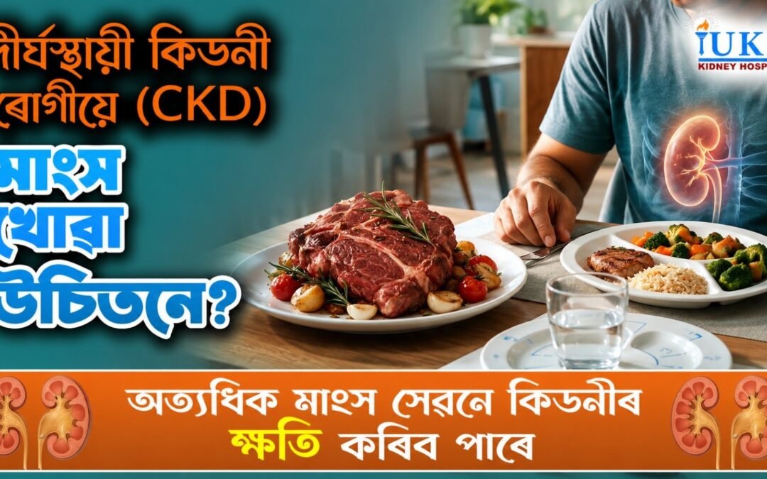 দীৰ্ঘস্থায়ী কিডনী ৰোগীয়ে [CKD] মাংস খোৱা উচিতনে ? অত্যধিক মাংস সেৱনে কিডনীৰ ক্ষতি কৰিব পাৰে