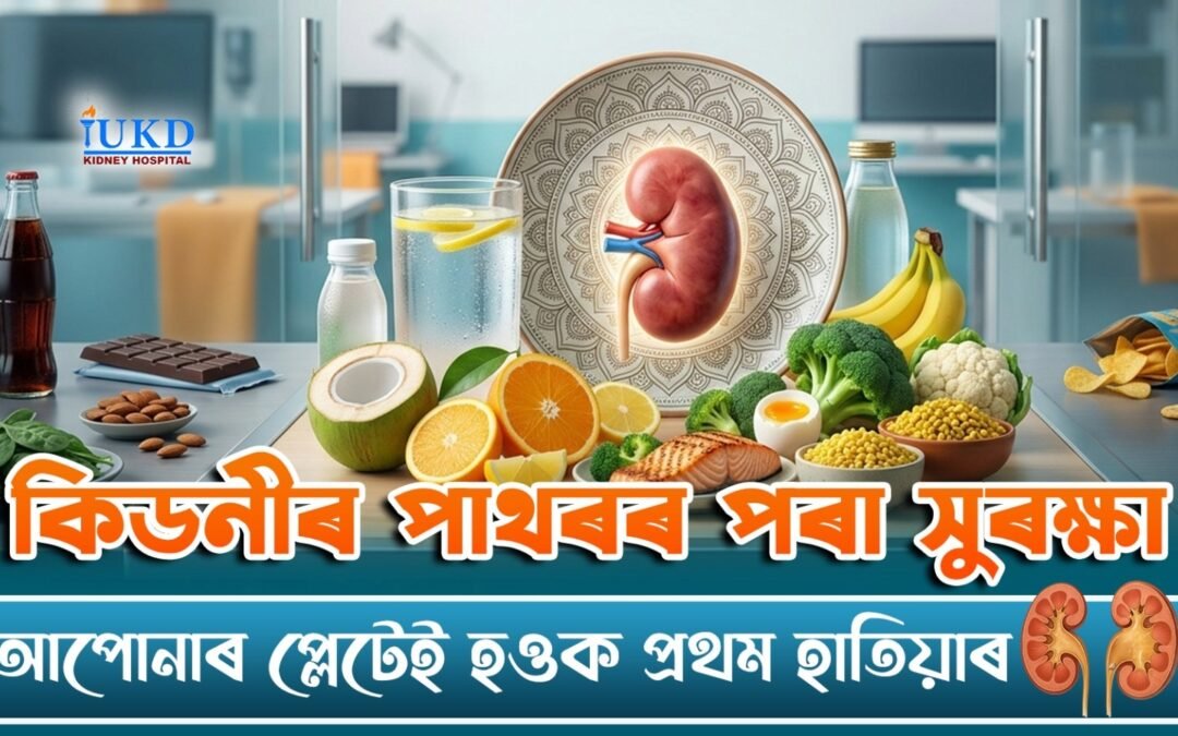 কিডনীৰ পাথৰৰ পৰা সুৰক্ষা : আপোনাৰ প্লেটেই হওক প্ৰথম হাতিয়াৰ