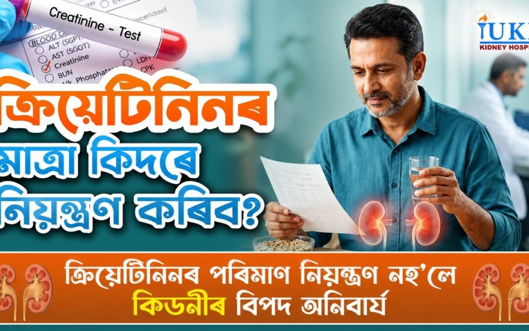 ক্ৰিয়েটিনিনৰ মাত্ৰা কিদৰে নিয়ন্ত্ৰণ কৰিব ? ক্ৰিয়েটিনিনৰ পৰিমাণ নিয়ন্ত্ৰণ নহ’লে কিডনীৰ বিপদ অনিবাৰ্য