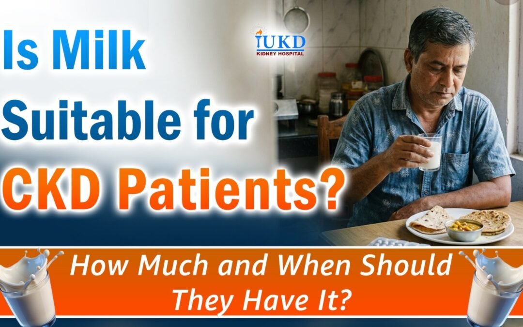 Is Milk Suitable for CKD Patients ?— How Much and When Should They Have It ?